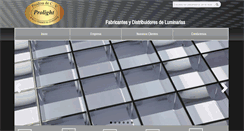 Desktop Screenshot of lamparasprodisa.com