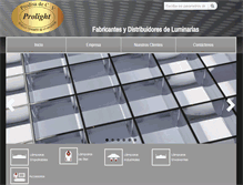 Tablet Screenshot of lamparasprodisa.com